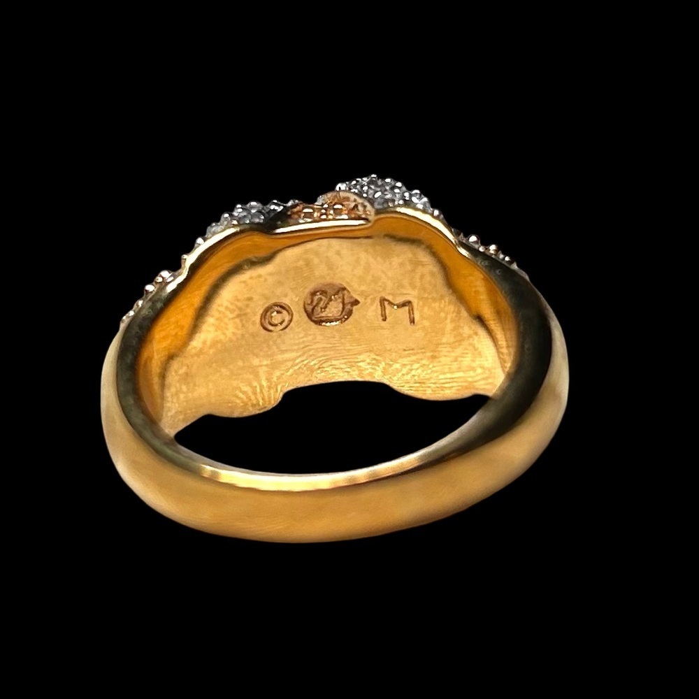 Swarovski Pavè Crystal Ring. - Picture 6 of 7